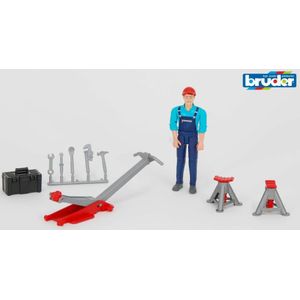 Bruder Garage Werker Met Accessoires