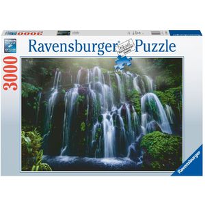 3000 Stukjes Waterval Op Bali Puzzel (Stadsleven Thema)