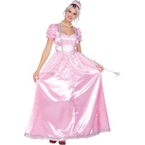 Prinsessen jurk lang roze