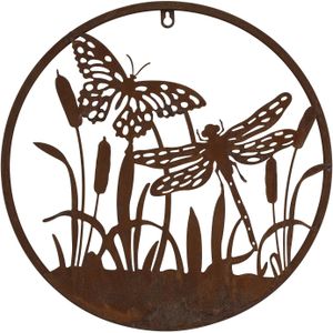 Decostar Countryfield Wandversiering ro Alayne S roest