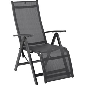 Kettler Easy relaxfauteuil Antraciet -  Relax tuinstoelen  - Specialist in Tuinmeubelen