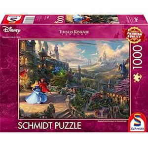 Schmidt puzzel Disney doornroosje dansen in het magische licht 1000 stukjes -  Legpuzzels