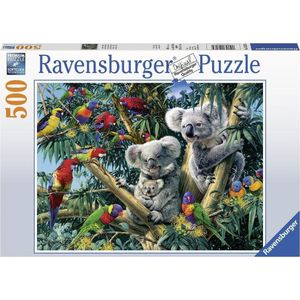 Koalas In De Boom Puzzel (500 stukjes, Dieren)