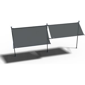 Platinum - Sun & Shade Flex Koppelstuk - Antraciet - Staal - Verstelbaar