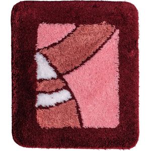Wicotex Badmat 60x90 cm. Acryl bordeaux design 4655-102