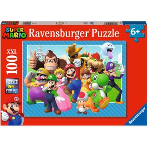 Ravensburger puzzel 100 stukjes super mario -  Legpuzzels