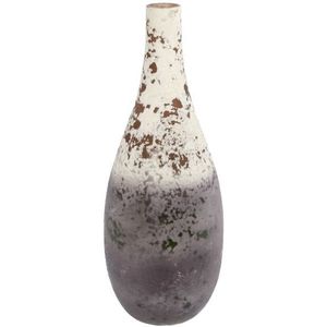 Vaas Raoul L gemixte kleuren conisch glas 14x14x37cm