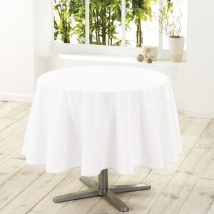 Wicotex tafelkleed textiel essentiel wit rond 180 cm