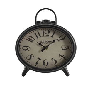 Decostar Countryfield Tafelklok ro Leeton zwart