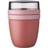 Mepal Lunchpot – 500 ml + 120 ml – Yoghurt en Muesli beker to go – Ellipse – Vivid mauve