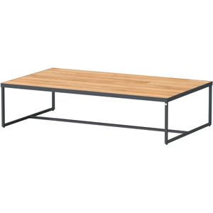 4SO Strada koffie tuintafel 120 x 70 cm Teak blad -  Lounge tafels  - Specialist in Tuinmeubelen