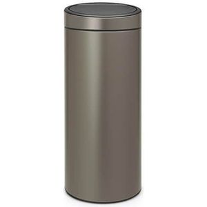 Brabantia Touch Bin Prullenbak - 30 liter - Platinum