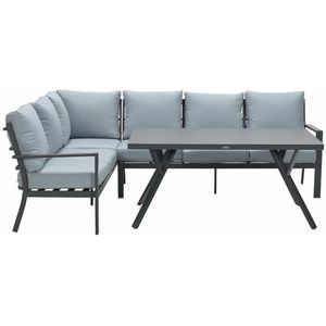 Sergio lounge diningset 3 delig links -  Hoek lounge set  - Specialist in Tuinmeubelen