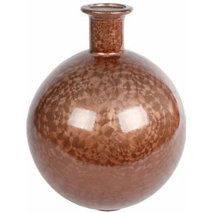 Vaas Artemis M kristal koper glas 20x20x25cm