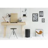 Brabantia - NewIcon - Prullenbak - Matt Zwart - Metaal - 12L