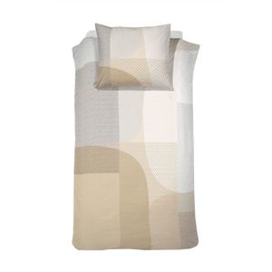 Damai dekbedovertrekset satijn 140 x 200/220 cm moore butter cream