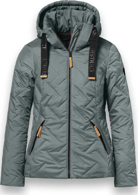 District FREJUS - Damesjas - Dusty Jade - Waterafstotend - Afneembare Capuchon