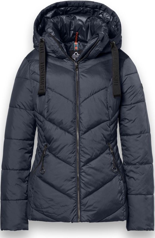 District - Val Thorens - Gewatteerde Jas - Grijs - Dames