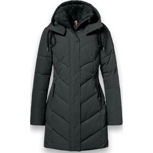 District - ZODIAC - Damesjas - Deep Forest - Functionele Lange Jas