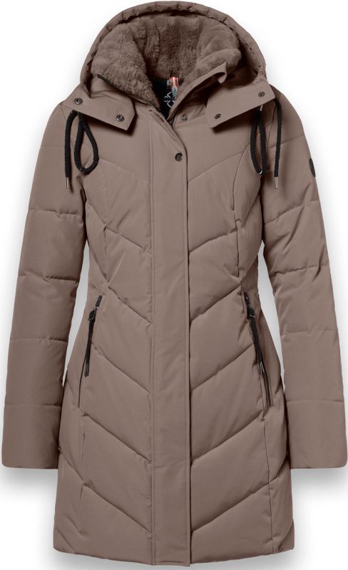 District - LM10630253 - Damesjas - Neutraal - Met Capuchon