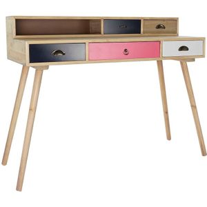 Bureau DKD Home Decor MDF Hout (120 x 50 x 98,5 cm)