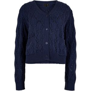 Pointelle Knitted Cardigan ' '