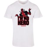 T-Shirt 'Deadpool - I Am No Hero'