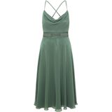 Cocktailkleid mit Wasserfallausschnitt