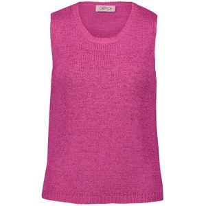 Strick-Top mit Rundhalsausschnitt