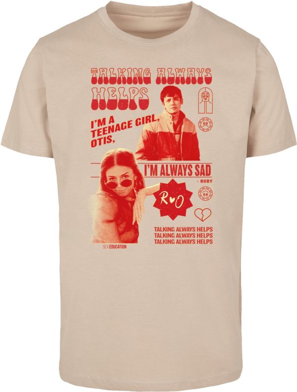 T-Shirt 'Sex Education Otis Talking Helps Netflix TV Series'