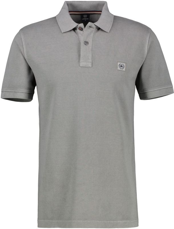 Herren Poloshirt in gewaschener Optik