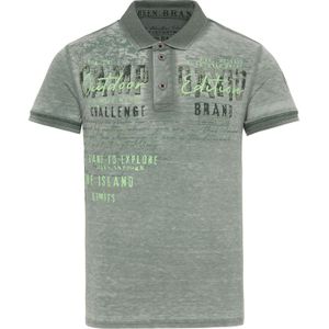 Pikee-Polo im Used Look mit Logo Artworks