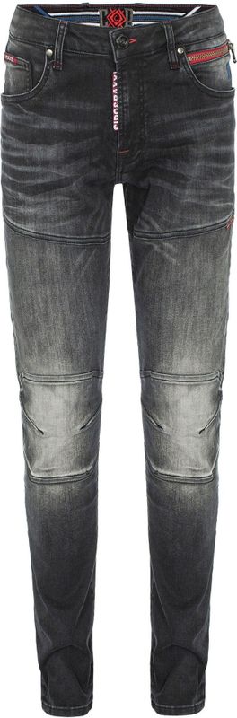 Jeans mit trendigen Ziernähten