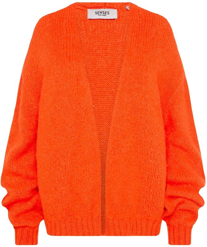 Flauschiger, offener Kurz-Cardigan KH:EA