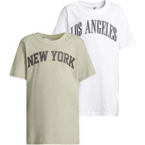 T-Shirt 'New York & Los Angeles College'