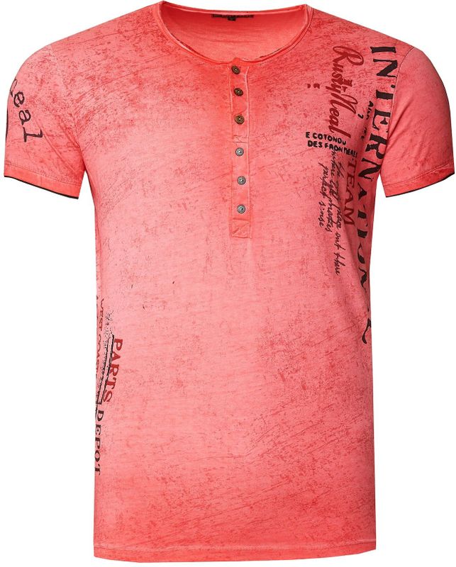 T-Shirt mit seitlichem Druck