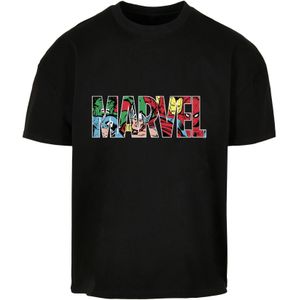 T-Shirt 'Marvel Avengers Logo Character infill'