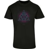 T-Shirt 'Harry Potter - Neon Deathly Hallow'