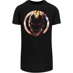 T-Shirt 'Marvel Superhelden Iron Man Montage Symbol'