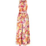 langes Chiffonkleid