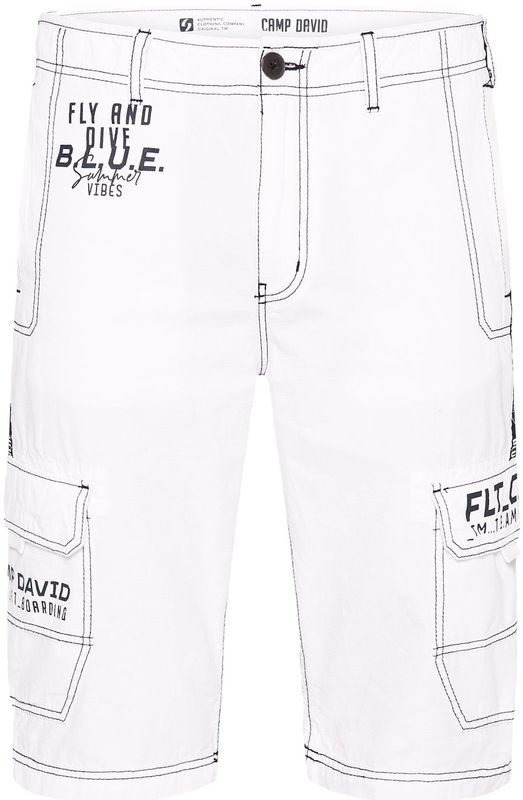 Skater Shorts aus Baumwoll-Ripstop