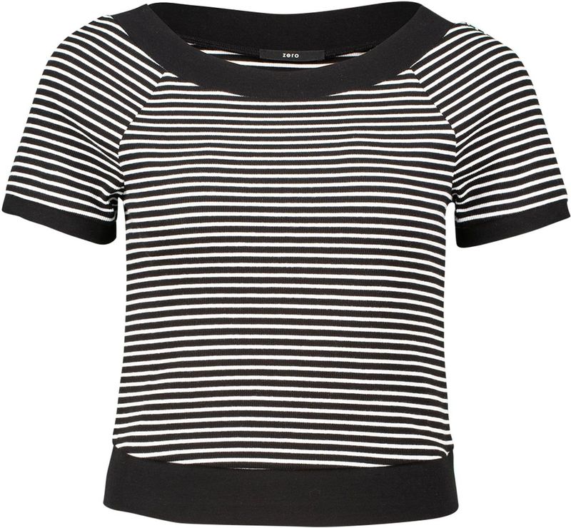 Streifenshirt mit Raglan Ärmel