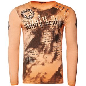 Langarmshirt mit coolem Front- Print