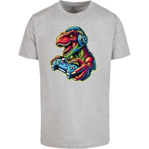 T-Shirt 'Dinosaurier Gamer'