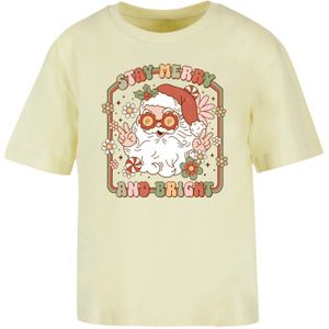 Shirt 'Stay Merry And Bright Hippie Santa'