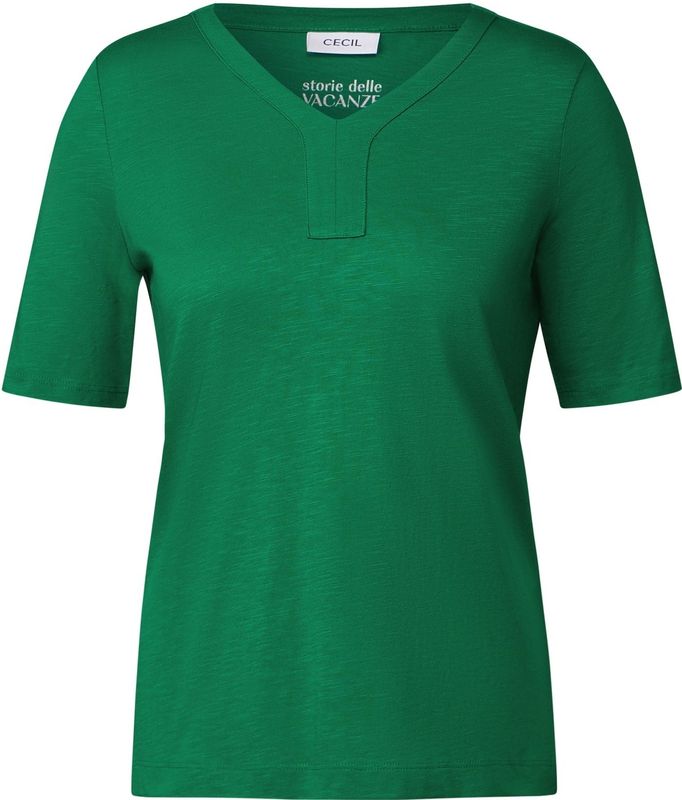 T-Shirt im Tunika-Look