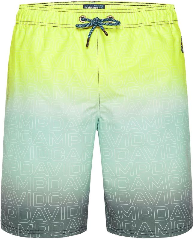 Beachbermuda mit Farbverlauf und All Over Print
