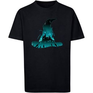 T-Shirt 'Harry Potter - Hogwarts Silhouette'