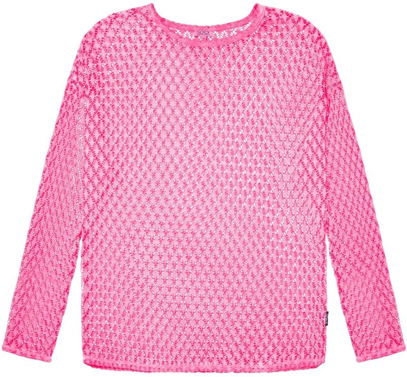 Langarmshirt mit Ajour-Muster