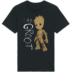 T-Shirt 'Marvel Guardians of the Galaxy Ich bin Groot' (GOTS)